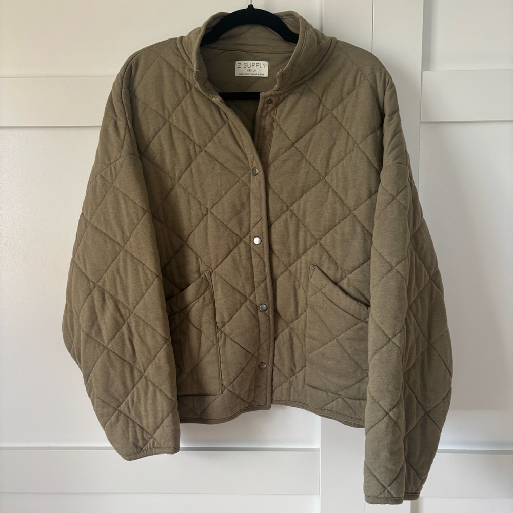 Z Supply Women's Quilted Cropped Jacket